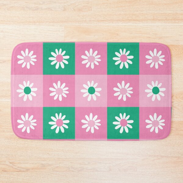 Item preview, Daisy Checkered Pattern in Pink and Green palette designed and sold by CircusCreative.