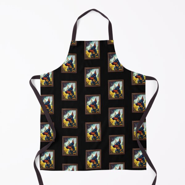 Item preview, Dobermann Sunflower Painting Adorable Dog designed and sold by rafaeltto.