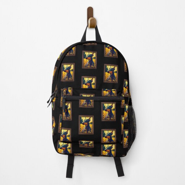 Item preview, Dobermann Sunflower Painting Adorable Dog designed and sold by rafaeltto.