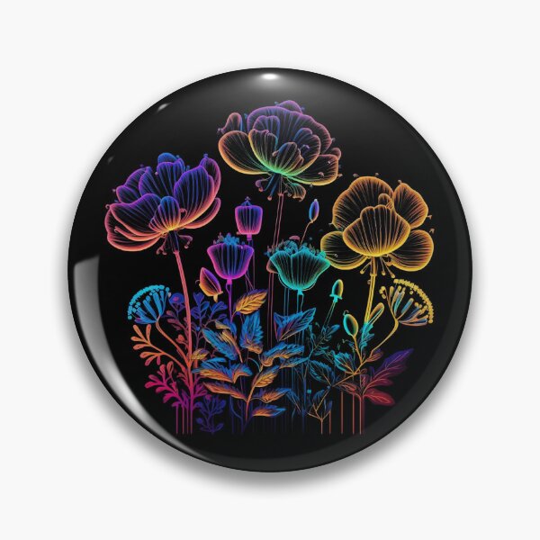 Artikelvorschau, A Psychedelic Paradise of Colorful Flowers and Energy entworfen und verkauft von digitaldreamHD.