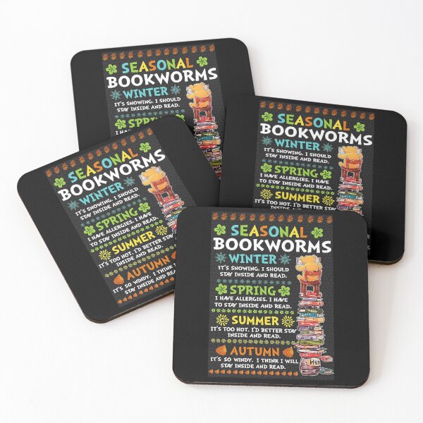 Item preview, SEASONAL BOOKWORMS books lover designed and sold by SameeraDammeyer.