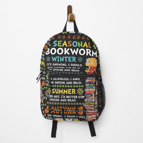 Item preview, SEASONAL BOOKWORMS books lover designed and sold by SameeraDammeyer.