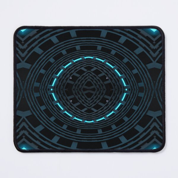 Item preview, Cyan light and alien grooves Kaleidoscope Pattern 1 designed and sold by Swabcraft.