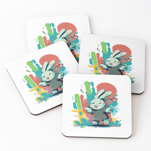 Item preview, Graffiti powerful Cartoon Rabbit 3 (Eastern 2023) designed and sold by Earth Celebration Designs.