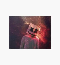 Marshmello Red Galaxy Art Board