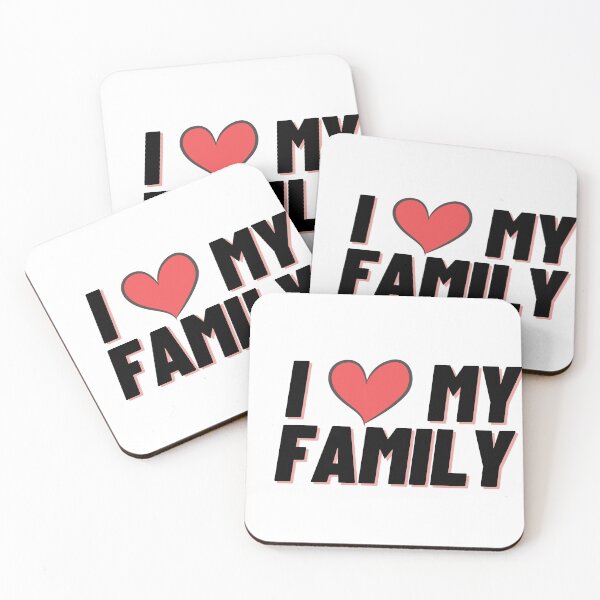 Item preview, I Love My Family designed and sold by JollyJars.