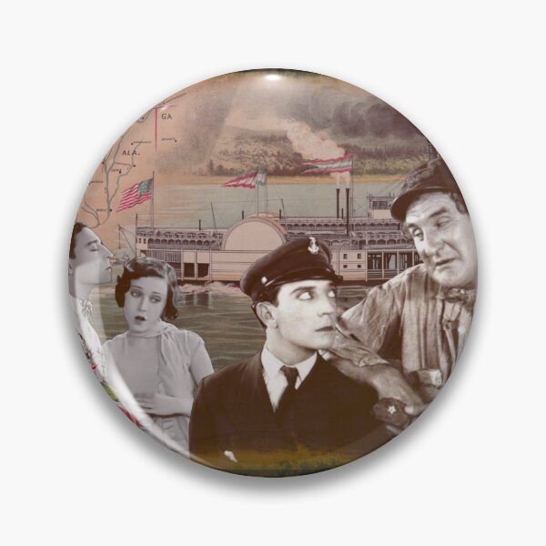 Item preview, Steamboat Bill Jr collage designed and sold by BlackCockiePres.