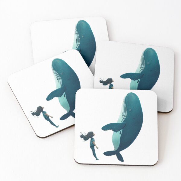 Item preview, whale and girl designed and sold by summerita.
