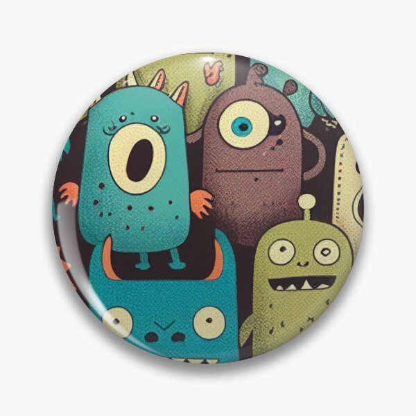 Item preview, Encantadores amigos monstruos designed and sold by CosyDesign.