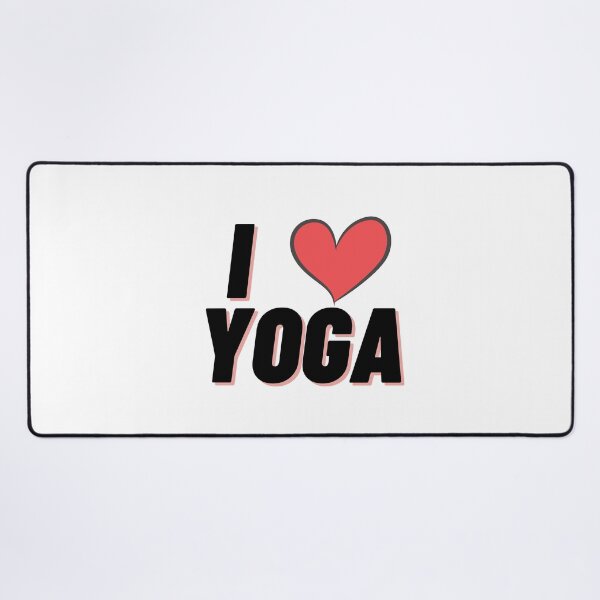 Item preview, I Love Yoga designed and sold by JollyJars.