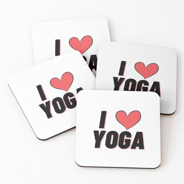 Item preview, I Love Yoga designed and sold by JollyJars.