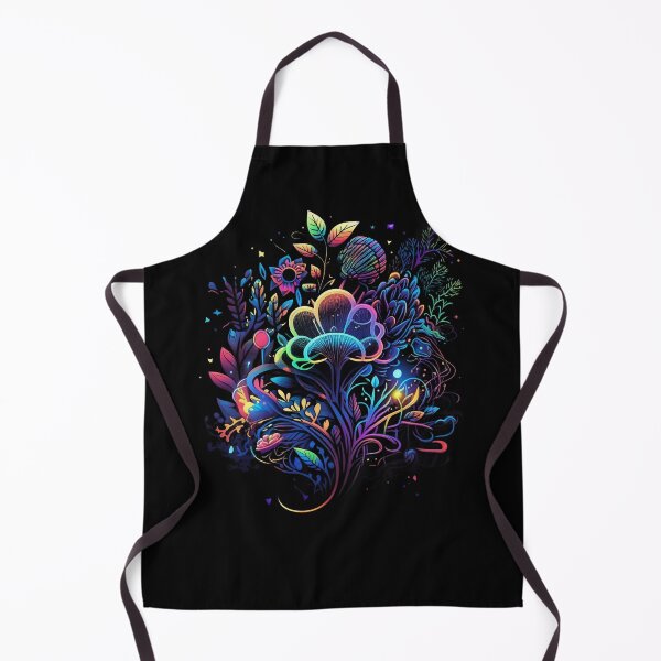 Item preview, A Colorful Paradise with Highly Detailed Flowers in Psychedelic Art designed and sold by digitaldreamHD.