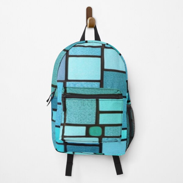 Item preview, Turquoise Square Mosaic Pattern designed and sold by calibrit.