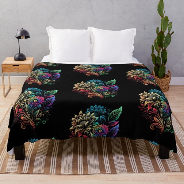 Item preview,  Garden of Dreams, Highly Detailed and Colorful Flowers in a Psychedelic Wonderland designed and sold by digitaldreamHD.