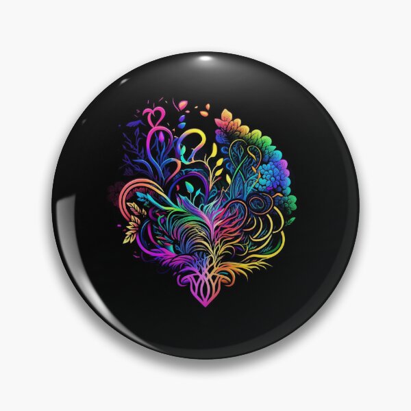 Item preview, Colorful Floral Design Abstract Art, Vivid Colors Foliage Art designed and sold by digitaldreamHD.