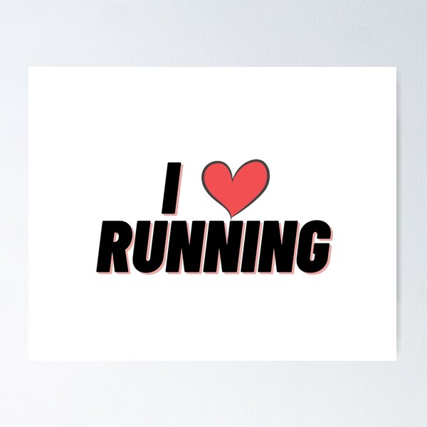Item preview, I Love Running designed and sold by JollyJars.