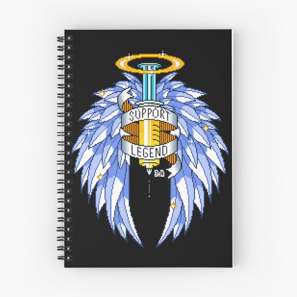 Item preview, Support Legend Gamer Gold Syringe Wings Pixel Art designed and sold by JessicaAmber.