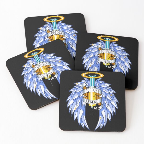 Item preview, Support Legend Gamer Gold Syringe Wings Pixel Art designed and sold by JessicaAmber.