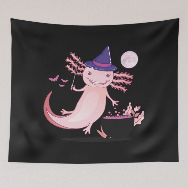 Item preview, « Axolotl fête Halloween » par artado designed and sold by PattyOnealas.