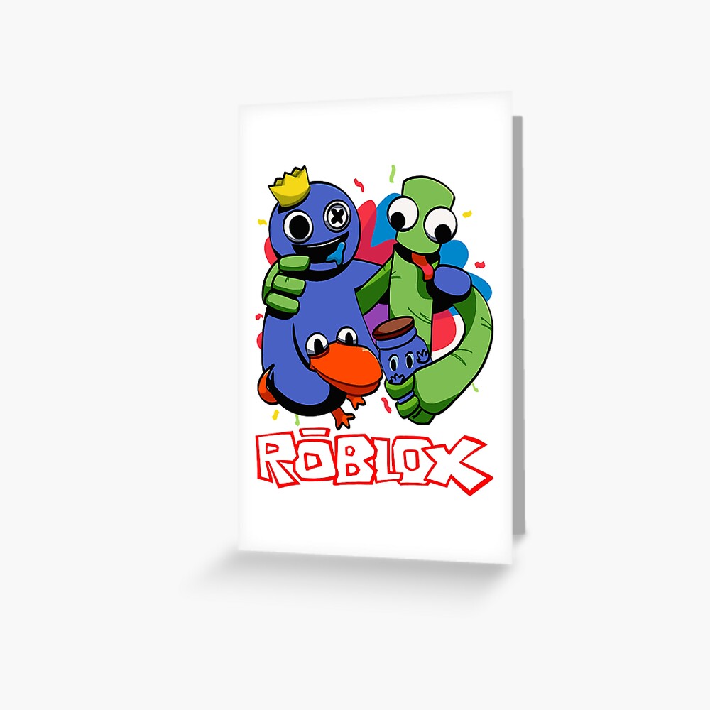 Green from Roblox Rainbow Friends Postcard for Sale by NationArts