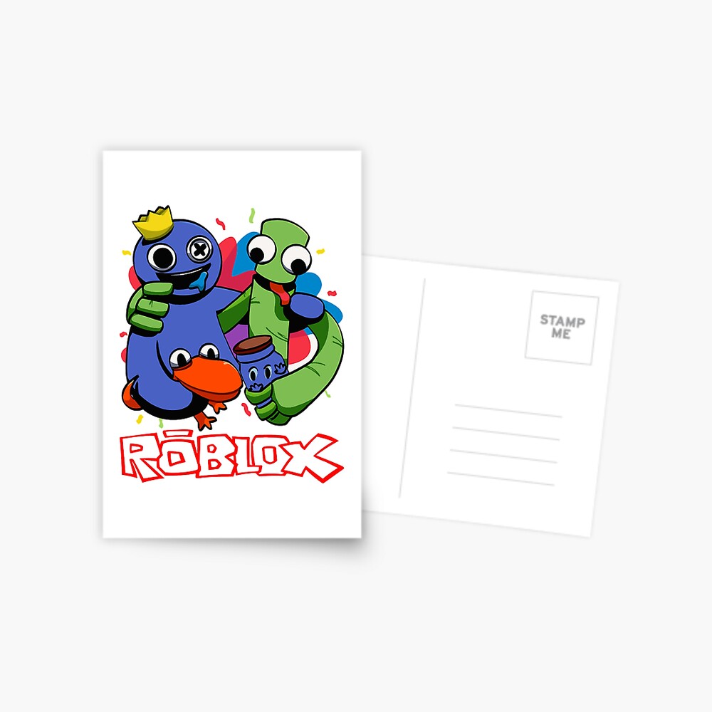 Green from Roblox Rainbow Friends Postcard for Sale by NationArts