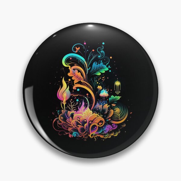 Item preview, Magical Vibrant Colors Floral Designs For Nature Lovers designed and sold by digitaldreamHD.