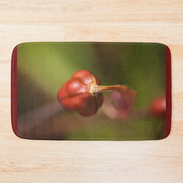 Item preview, Red Lily Flower Seed Pod  designed and sold by Joy Watson - Natural Light Photography .