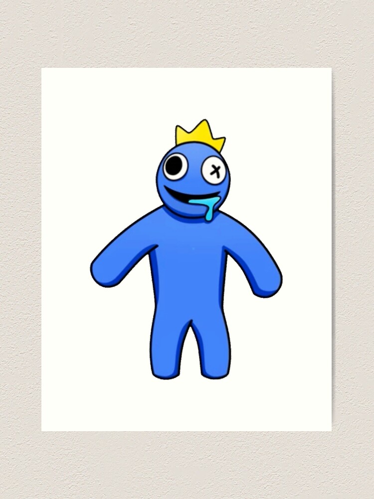 Blue from Roblox rainbow friends, Minecraft Skin