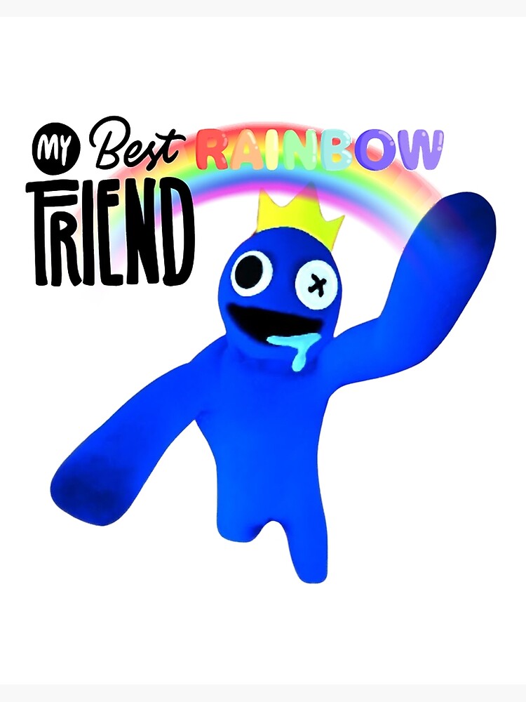 Rainbow Friends Blue (Friendly)  Art Board Print for Sale by shifflette1