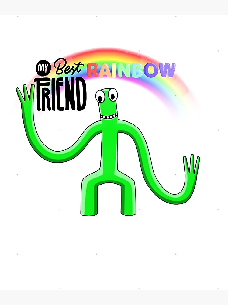 Green Rainbow Friend  Poster for Sale by shifflette1