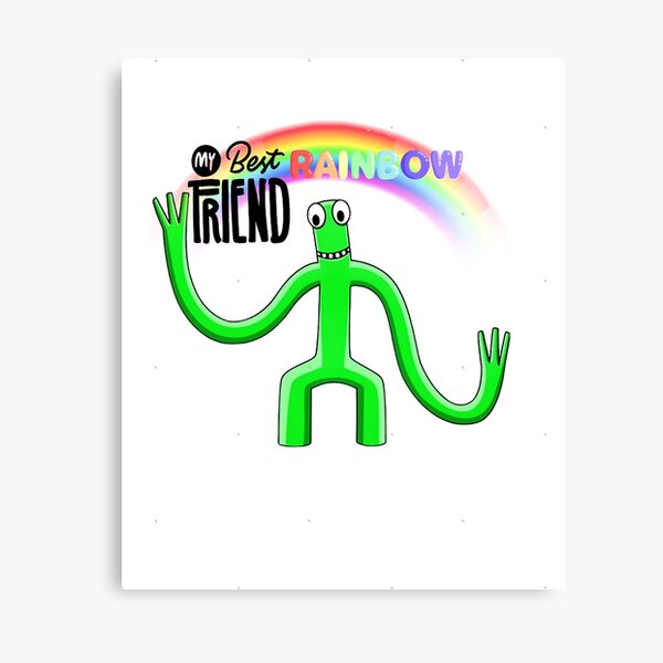 Rainbow Friends Green (Friendly) | Canvas Print