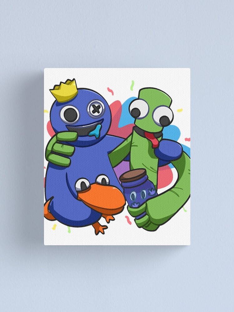 Rainbow Friends Green (Friendly) | Canvas Print