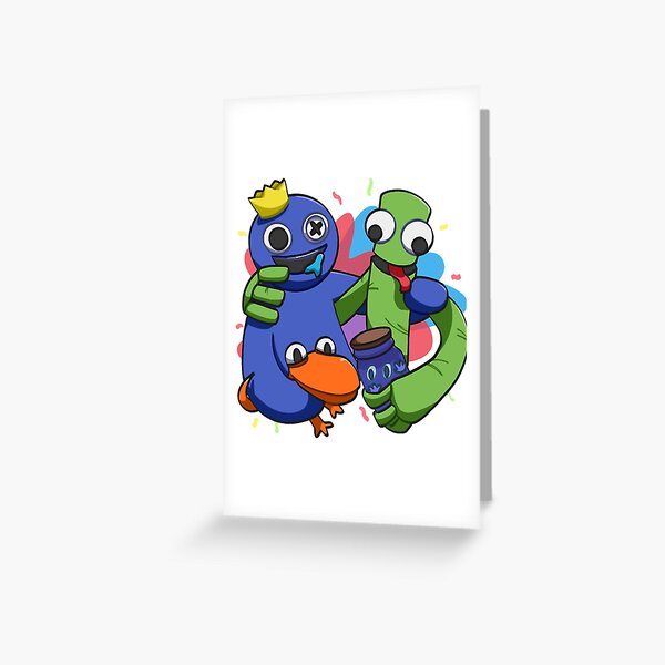 Rainbow Friends Hug it Out Colors | Greeting Card