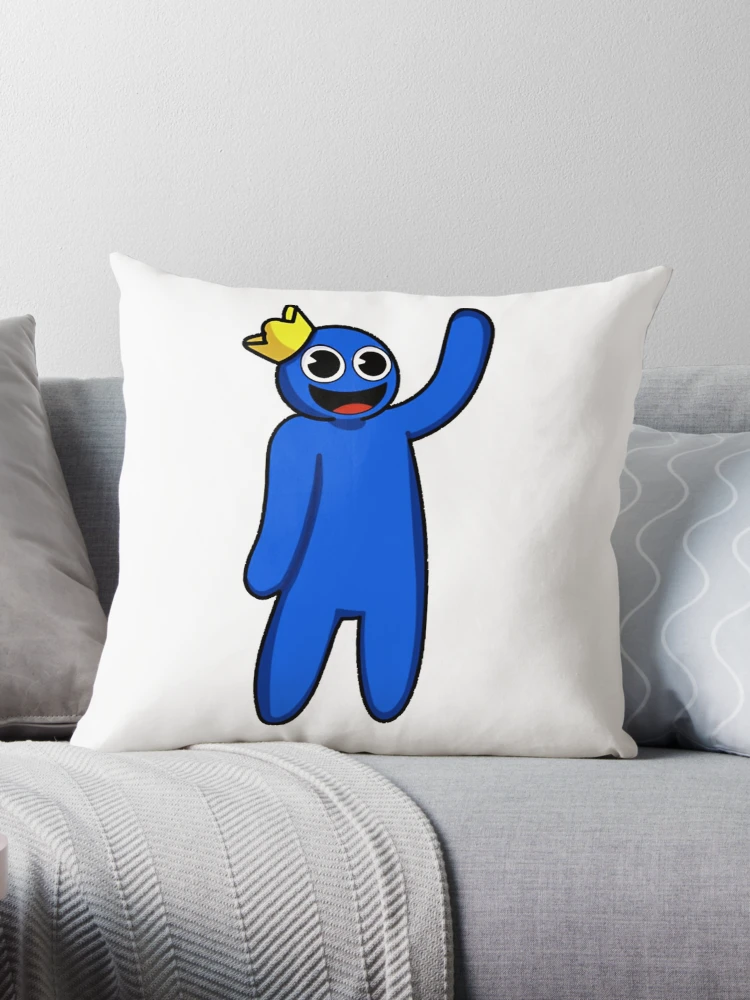 blue from Rainbow friends, made of endless cloth of an busted sheet,  stuffed with the filling from old pillow. : r/Frugal