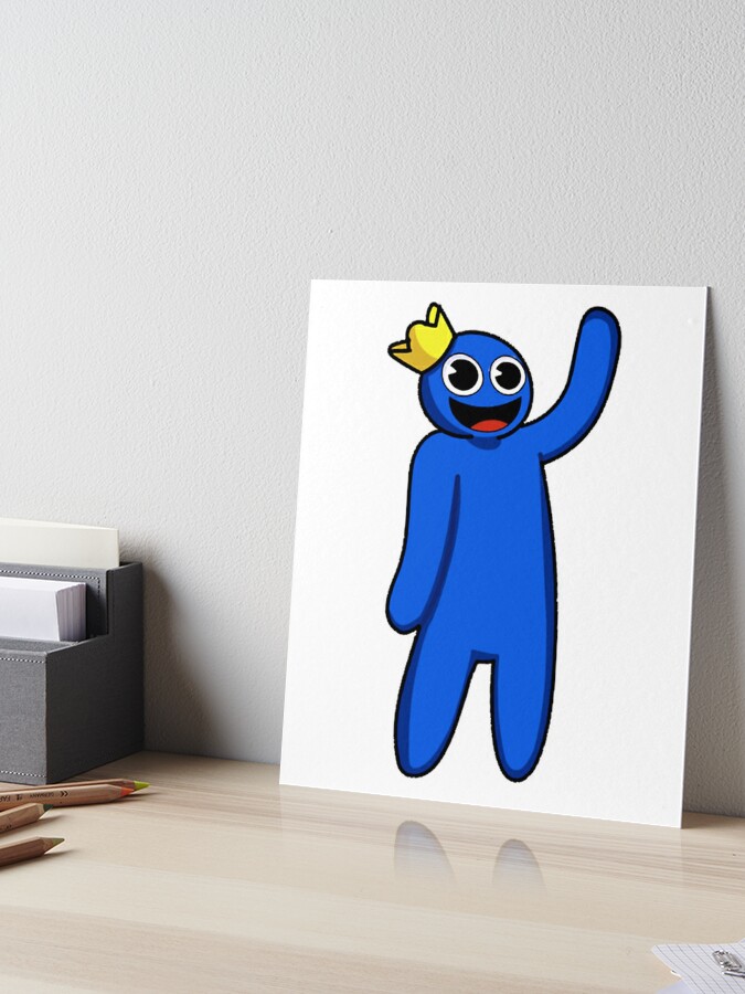 Blue Rainbow Friend Active  Art Print for Sale by shifflette1