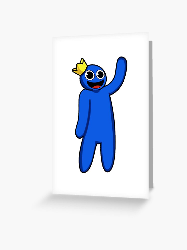 Rainbow friends cute blue baby | Greeting Card