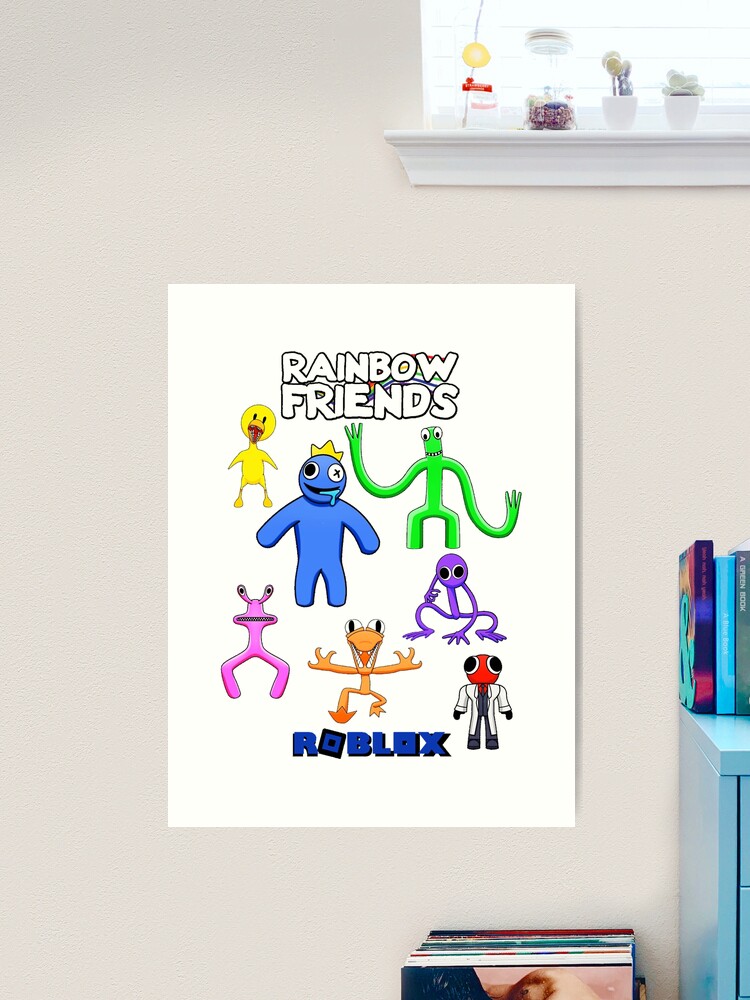 rainbow friends Blue! Poster for Sale by NickWienfo