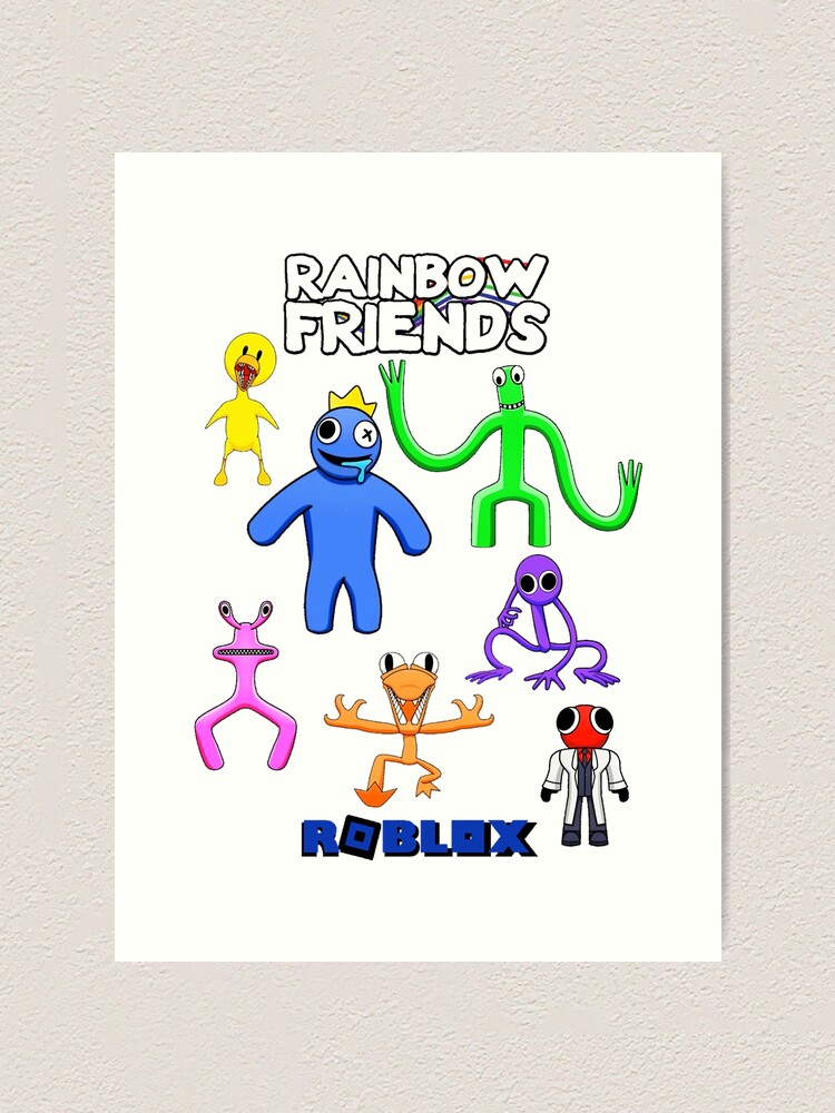 rainbow friends Blue! Poster for Sale by NickWienfo