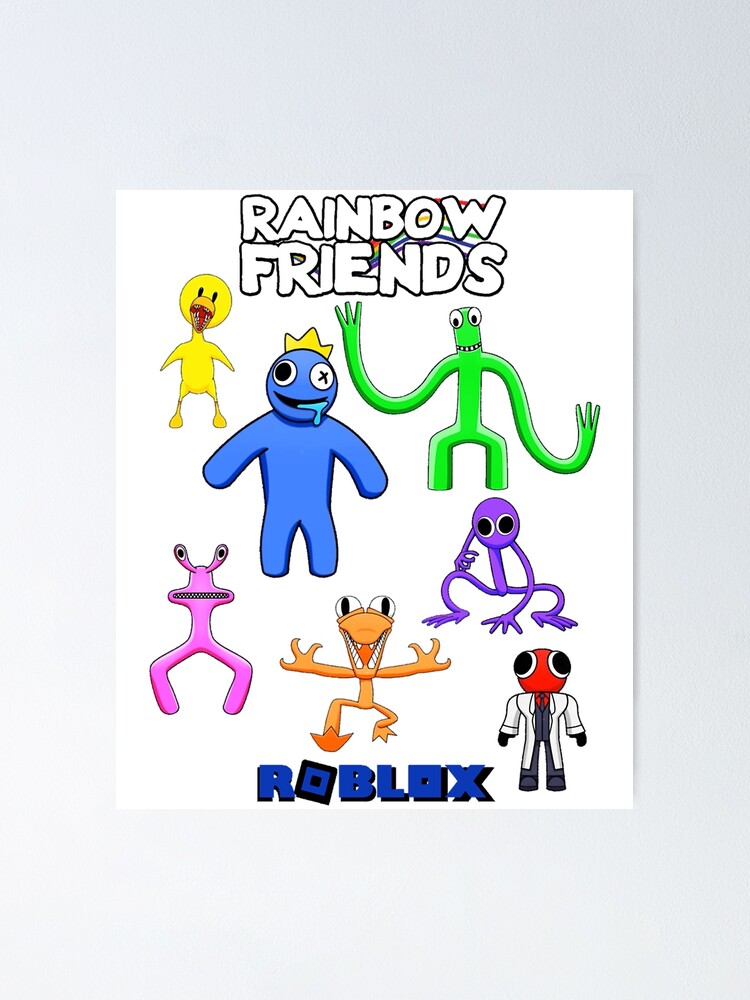 Roblox Purple Rainbow Friend Behavior Chart - 3 Styles - 2 Sizes