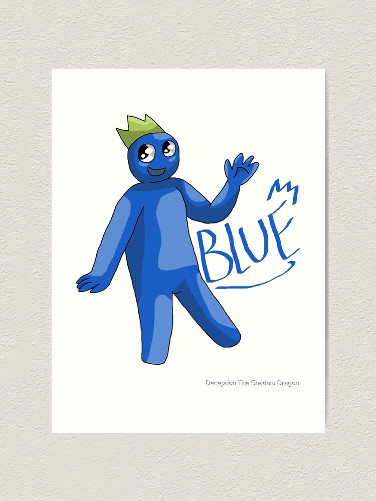 Blue Rainbow Friends Fan Art! 