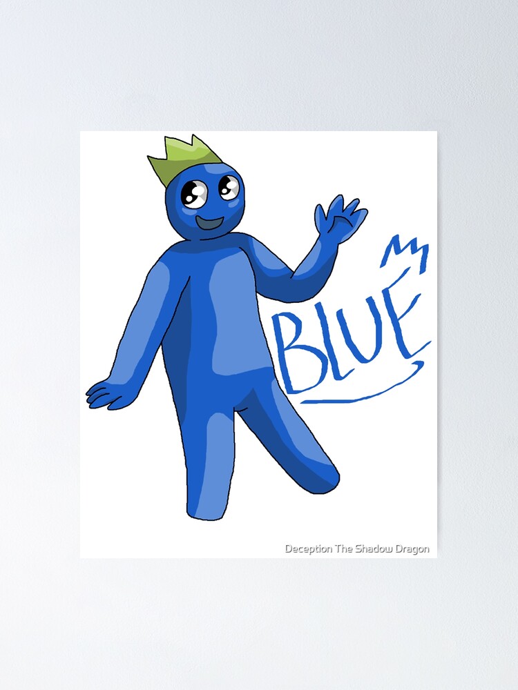 Blue Rainbow Friend | Poster