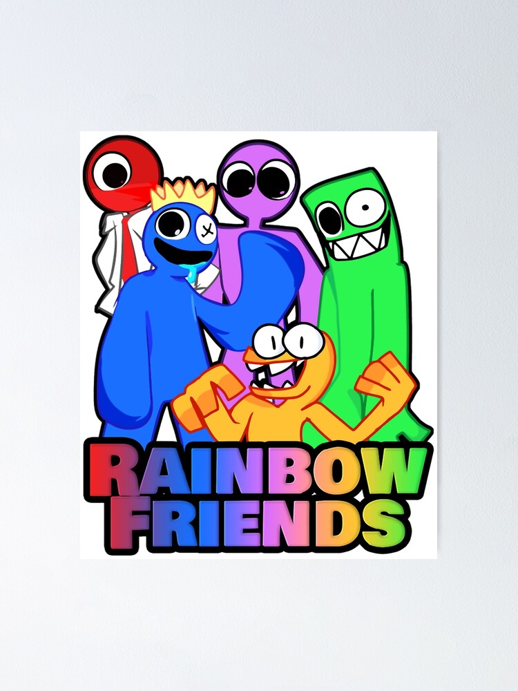 Yellow Rainbow Friends Fan art Poster for Sale by DrawForFunYt