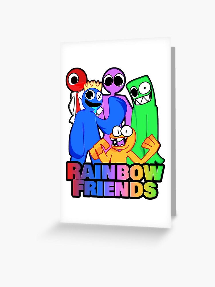 Rainbow Friends Hug it Out Colors Greeting Card for Sale by  TheBullishRhino