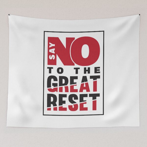 Item preview, Say NO To The Great Reset | Anti Globalist | Anti WEF designed and sold by CatsCrew.
