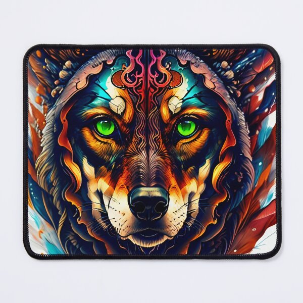 Item preview, Abstract wolf designed and sold by PadedoDesigns.