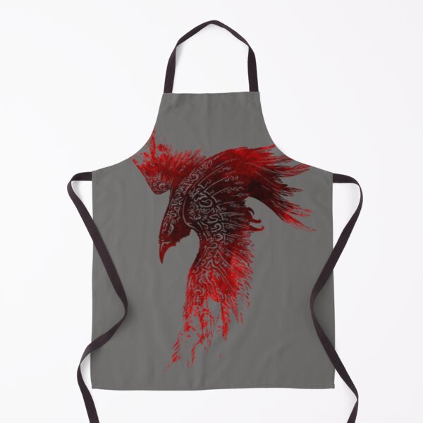 Item preview, Viking Crow Raven Norse Symbols Vikings Fire Flames designed and sold by Arty Fun Shop.