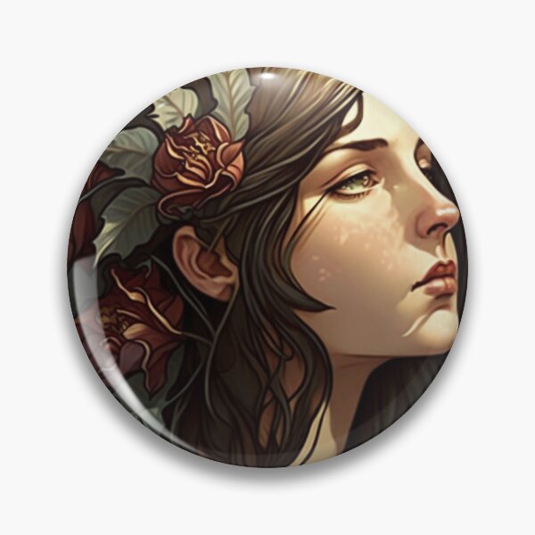 Item preview, Spanish Woman from Cordoba - Art Nouveau Style designed and sold by ArtNouveauChic.