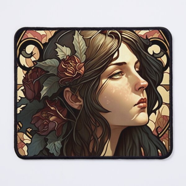 Item preview, Spanish Woman from Cordoba - Art Nouveau Style designed and sold by ArtNouveauChic.