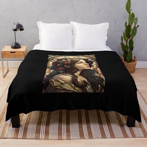 Item preview, Spanish Woman from Cordoba - Art Nouveau Style designed and sold by ArtNouveauChic.