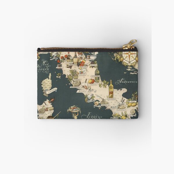 Item preview, Gastronomic Map of Italy 1949 Poster designed and sold by michaelferri.